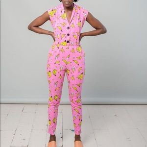 NOOWORKS Banana pink Magic jumpsuit